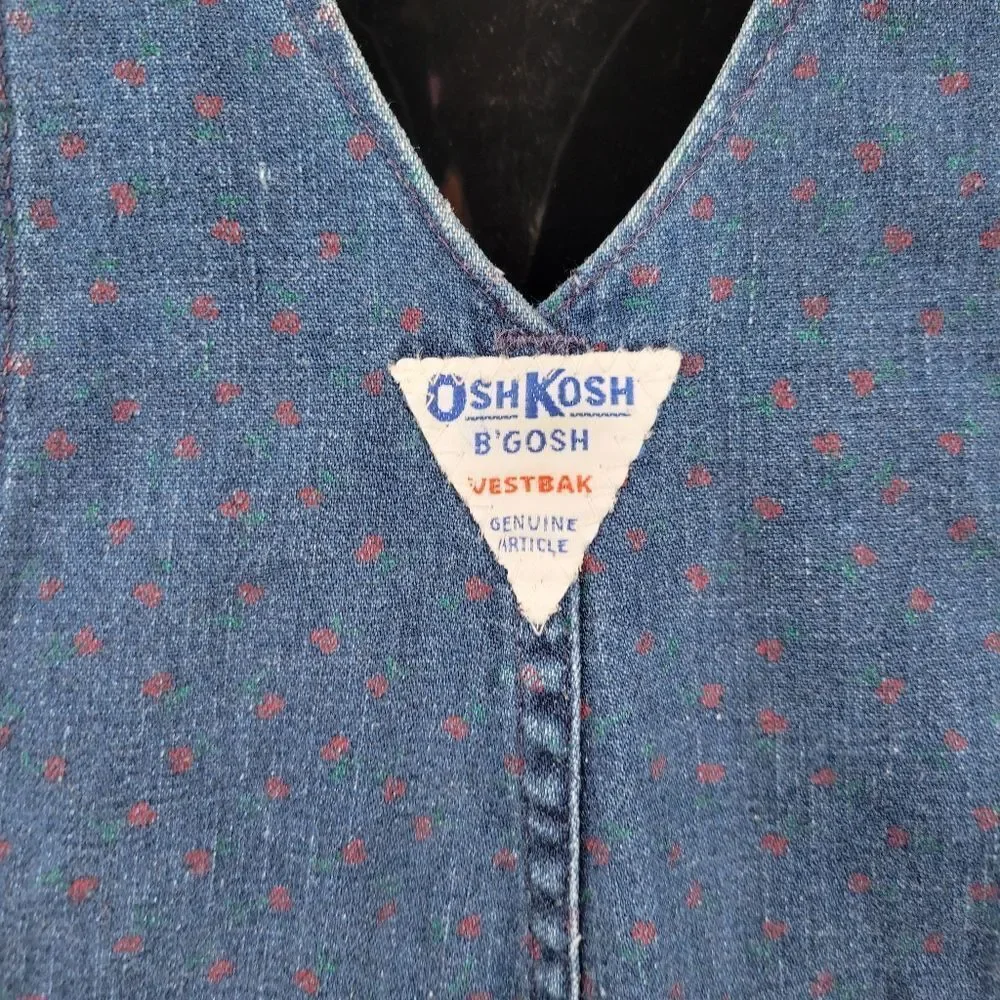 OshKosh B'gosh Vestbak Vintage Blue Denim Overalls for Kids
